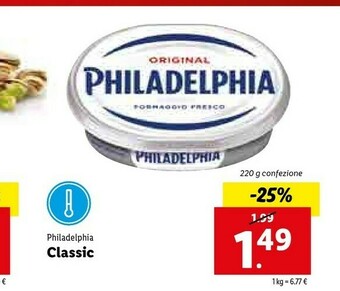 Lidl Philadelphia Formaggio spalmabile offerta