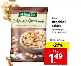 Lidl Alesto Arachidi offerta