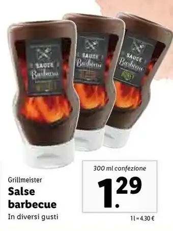 Lidl Salsa barbecue offerta