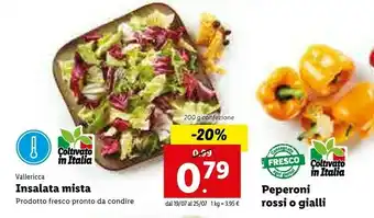Lidl Vallericca Insalata offerta