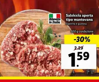 Lidl Salsicce offerta