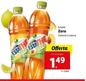 Lidl Estathé Estathe offerta