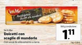 Lidl Sol & mar Uova offerta