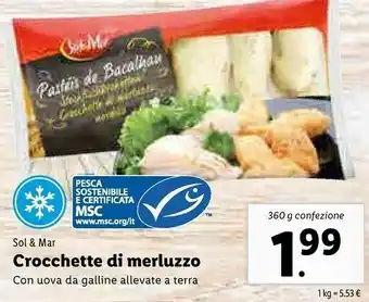 Lidl Sol & mar Pesce surgelato offerta