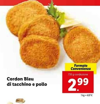 Lidl Cordon bleu offerta