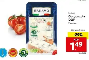 Lidl Italiamo Gorgonzola offerta