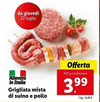 Lidl Carne offerta