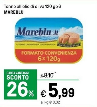 Iper La Grande Mareblu Tonno offerta