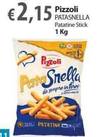 Extra Supermercati Pizzoli Patasnella Patatine Stick 1 kg offerta