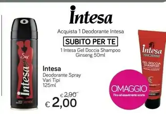 Intesa Deodorante