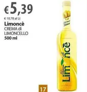 Extra Supermercati Limoncè Crema di Limoncello 500 ml offerta