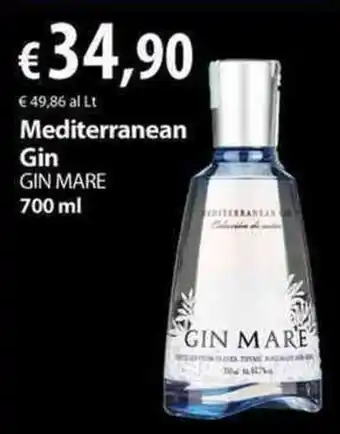 Extra Supermercati Mediterranean Gin Gin Mare 700 ml offerta