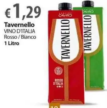 Extra Supermercati Tavernello Vino D'Italia Rosso/Bianco 1 Litro offerta