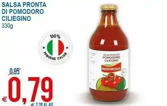 MD Discount Feudorosso Salsa Pronta Di Pomodoro Ciliegino 330 G(ml) offerta