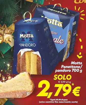 Iper Super Conveniente Motta Panettone/pandoro 700 g offerta