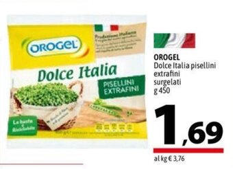 A&O Orogel Dolce Italia pisellini extrafini surgelati 450 g offerta