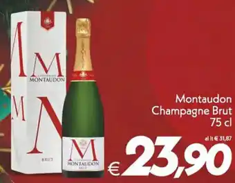 Iper Super Conveniente Montaudon Champagne Brut 75 cl offerta