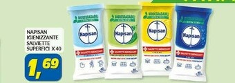 Risparmio Casa Napisan Igienizzante Salviette Superfici offerta