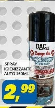 Risparmio Casa Spray Igienizzante Auto offerta