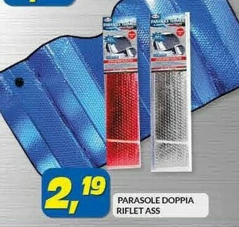 Parasole Doppia Riflet Ass