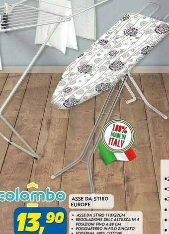 Risparmio Casa Colombo Asse Da Stiro Europe offerta