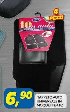 Tappeto Auto Universale In Moquette