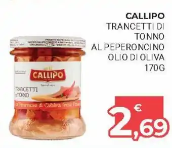 Eté Callipo Trancetti di Tonno Al Peperoncino Olio di Oliva 170g offerta