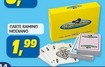 Risparmio Casa Carte Ramino Modiano offerta