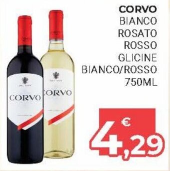 Eté Corvo Bianco Rosato Rosso Glicine Bianco/Rosso 750ml offerta