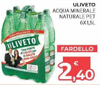 Eté Uliveto Acqua Minerale Naturale Pet 6x1,5L offerta