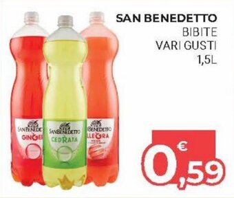 Eté San Benedetto Bibite vari gusti 1,5L offerta