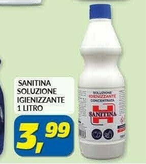 Risparmio Casa Sanitina Soluzione Igienizzante 1 Litro offerta