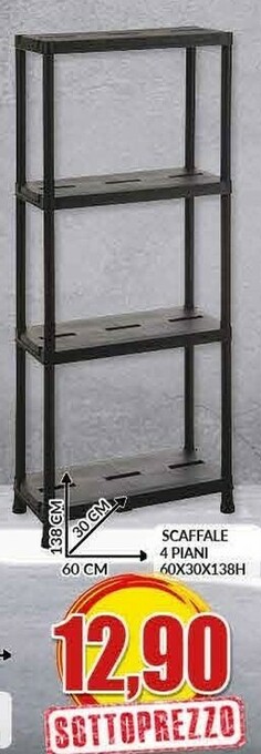 Scaffale 4 Piani