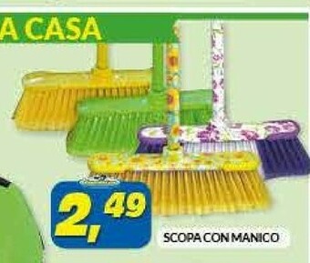 Risparmio Casa Scopa Con Manico offerta