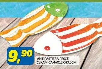 Risparmio Casa Antipastiera Pesce Ceramica offerta