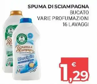 Spuma di Sciampagna Bucato Varie Profumazioni 16 lavaggi