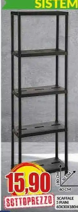Risparmio Casa Scaffale 5 Pianni offerta