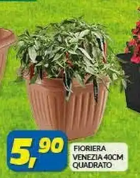 Risparmio Casa Fioriera Venezia 40 Cm Quadrato offerta