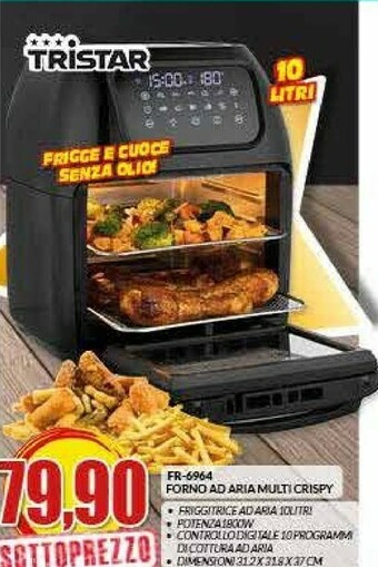 Risparmio Casa Tristar FR-6964 Forno Multi Crispy Fryer offerta