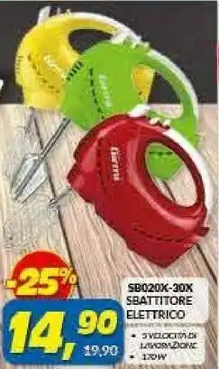 Risparmio Casa Grimi Sb020x-30x Sbattitore Elettrico offerta