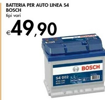 Bennet Bosch Batterie auto offerta