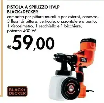 Bennet Black & Decker Pistola A Spruzzo HVLP offerta
