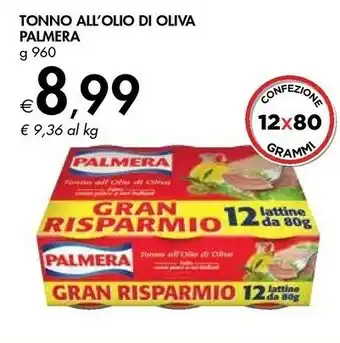 Bennet Palmera Tonno offerta