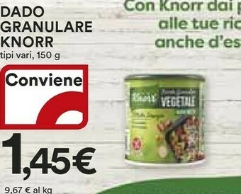 Coop Knorr Brodo Granulare Verdure offerta