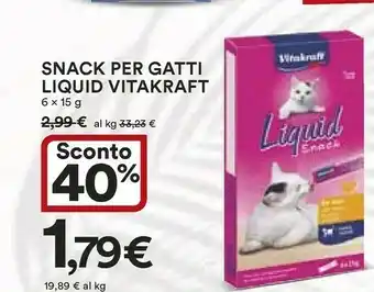 Coop Vitakraft Liquid Snack 90 G offerta
