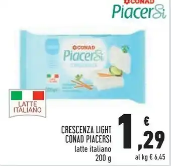 Conad Superstore Conad Piacersi Crescenza Light offerta