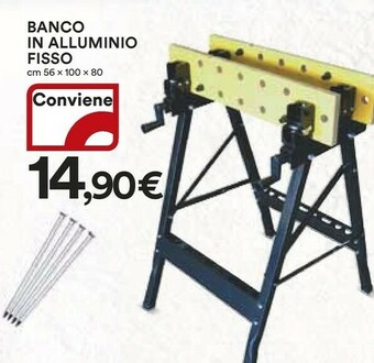 Coop Banco In Alluminio Fisso offerta