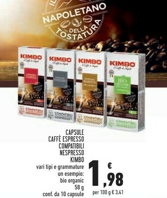 Conad Superstore Kimbo Caffè Espresso Napoletano offerta