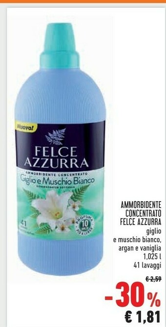Conad Superstore Giglio Felce Azzura Ammorbidente Concentrato offerta