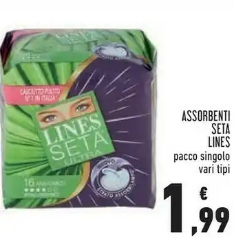Conad Superstore Lines Seta Ultra Assorbenti Pacco Singolo offerta